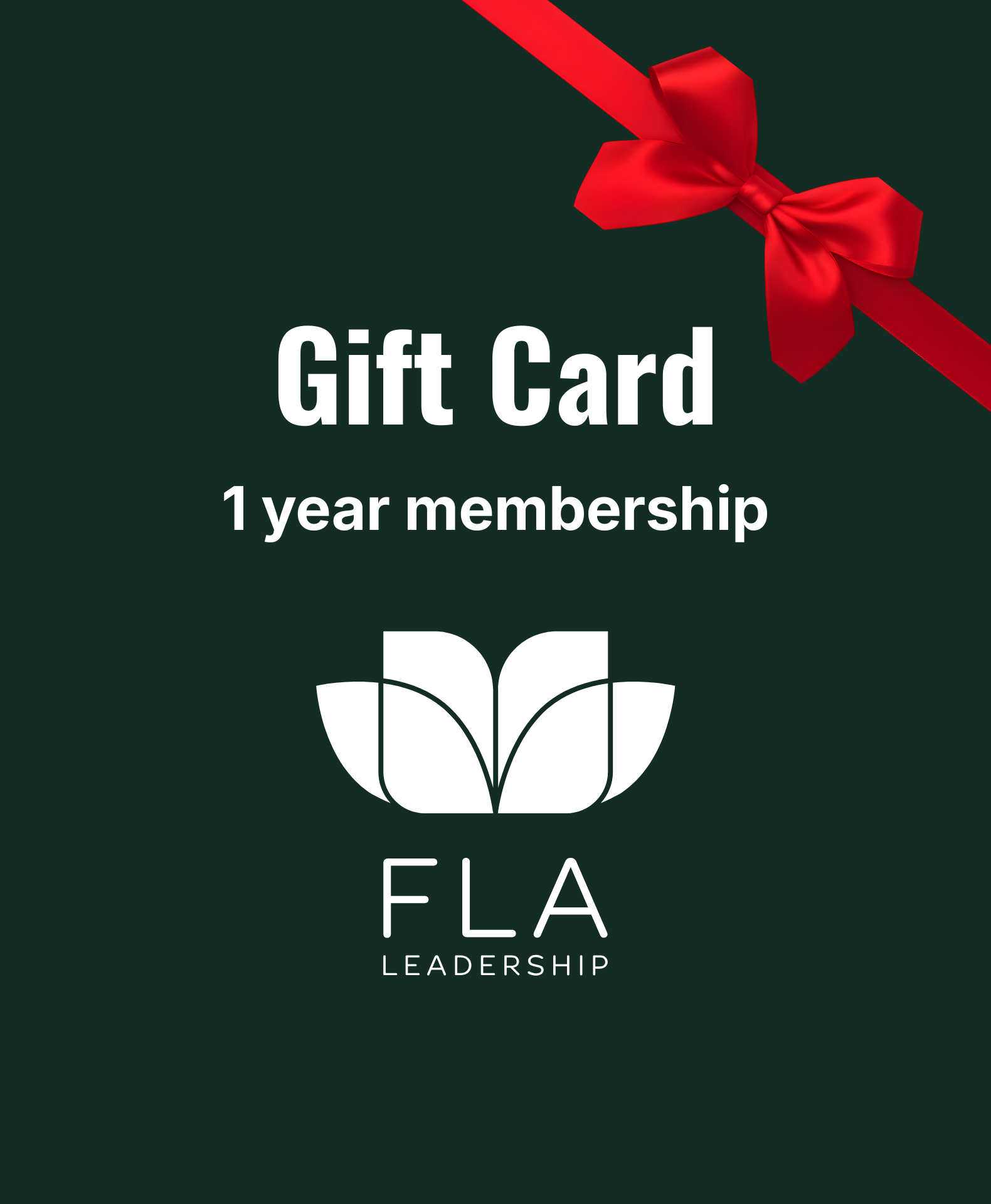 FLA Leadership 1 year membership Gift Card