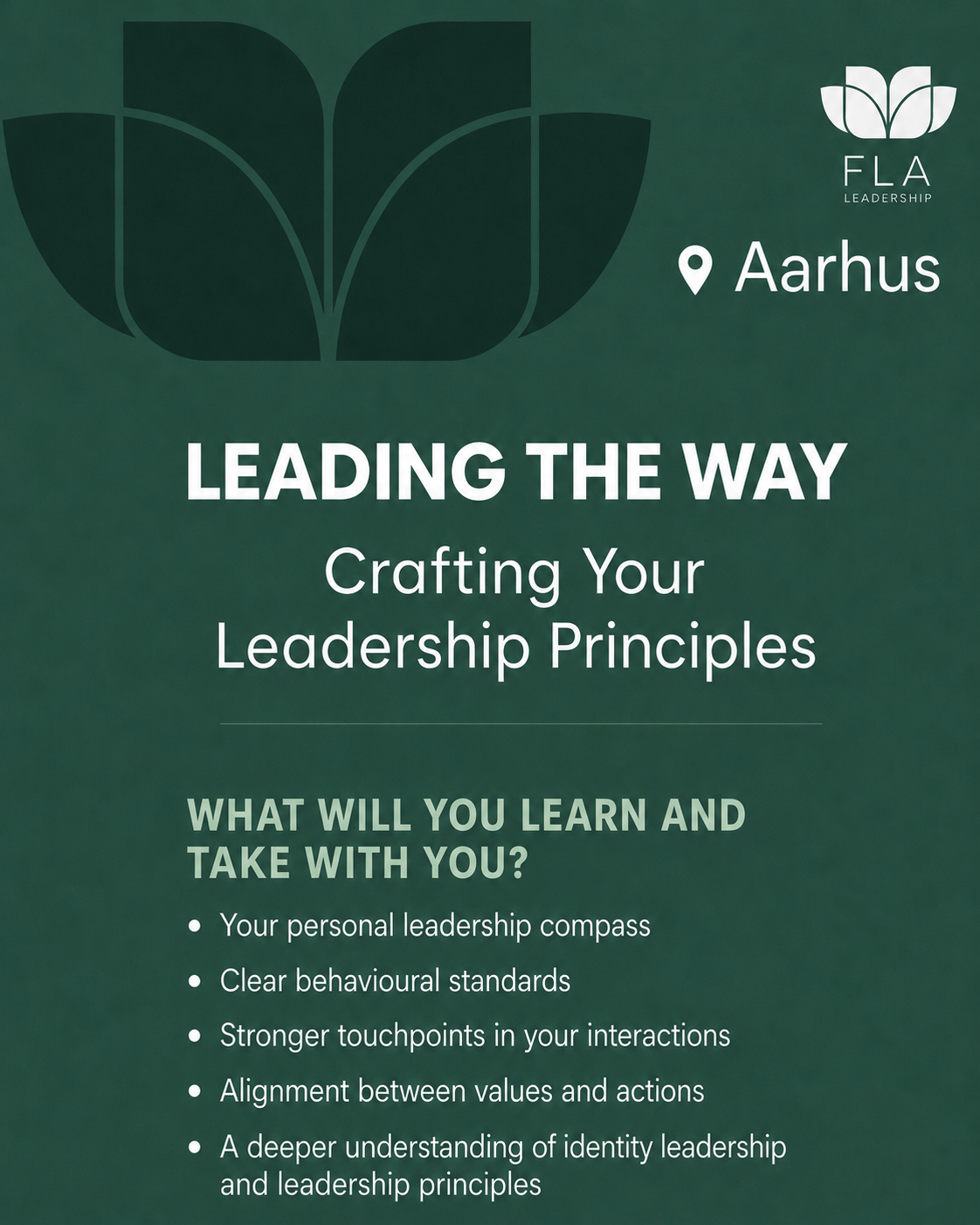 Craft Your Unique Leadership Principles (Aarhus) - June