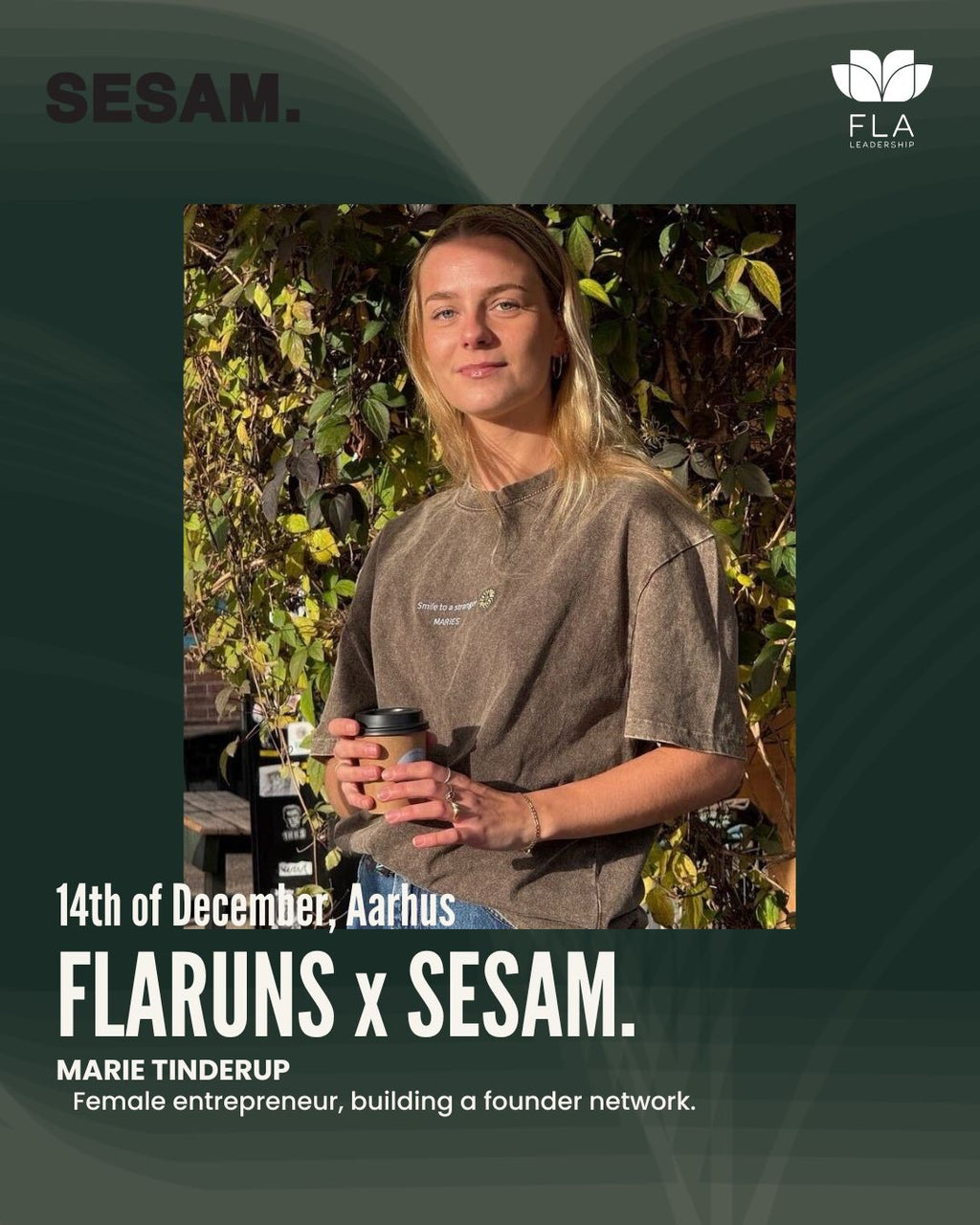 FLA RUNS x Marie Tinderup - Young Female Founder