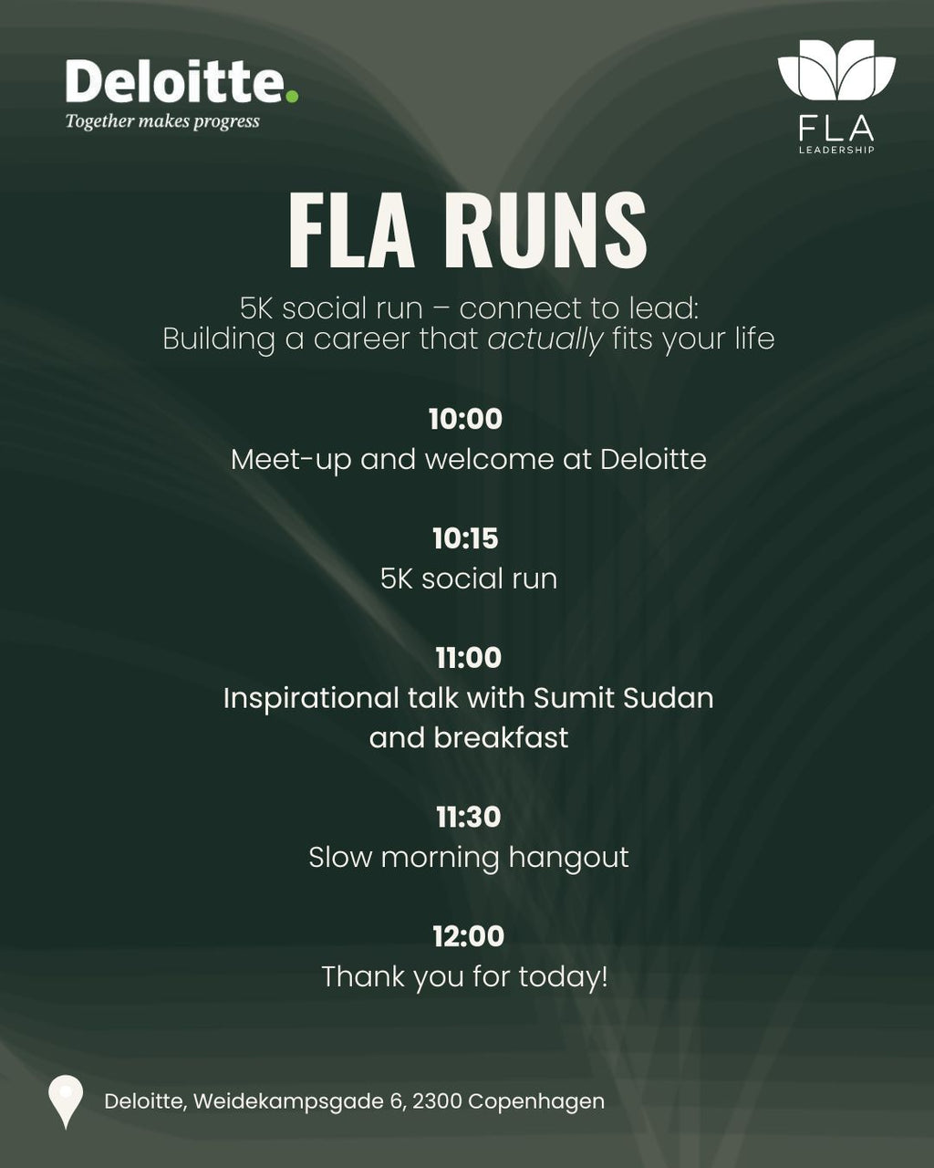 FLA RUNS x Deloitte: Building a career that actually fits your life