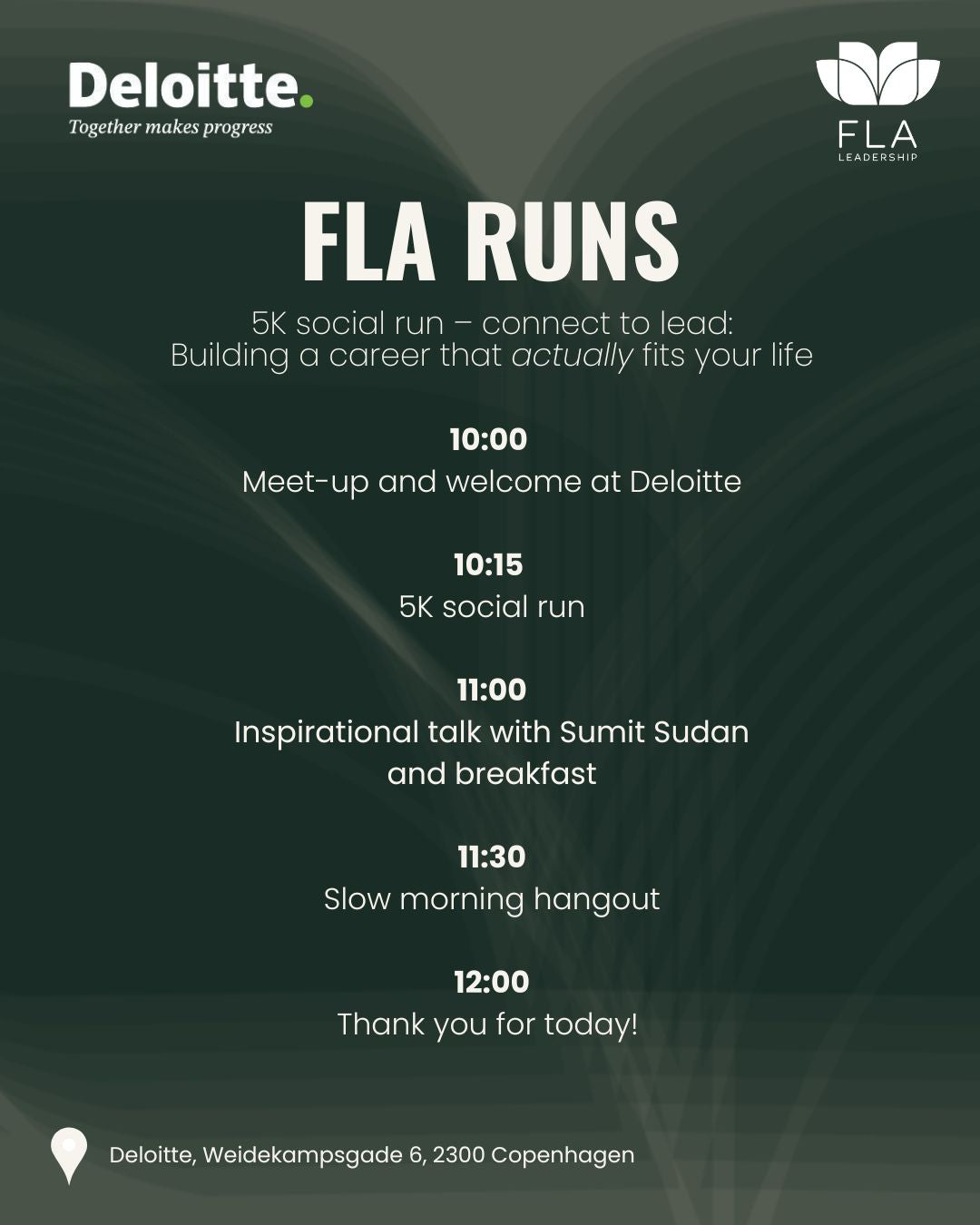 FLA RUNS x Deloitte: Building a career that actually fits your life